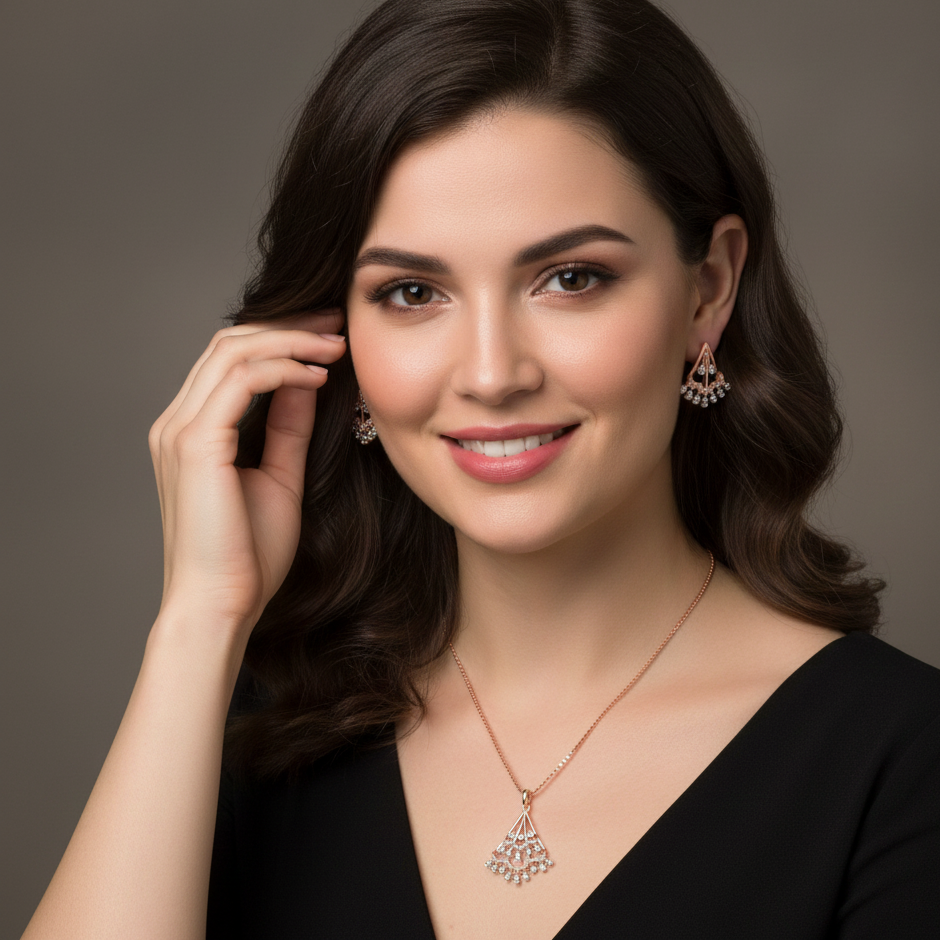 Infinity Spark Diamond Pendant