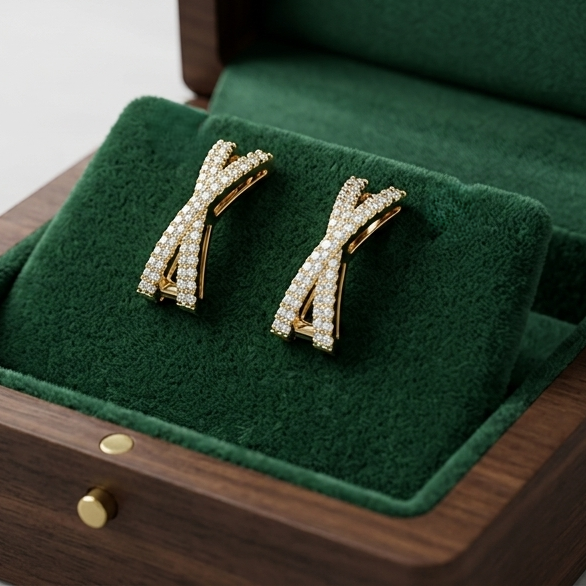 Timeless Cushion-Cut Diamond Earrings
