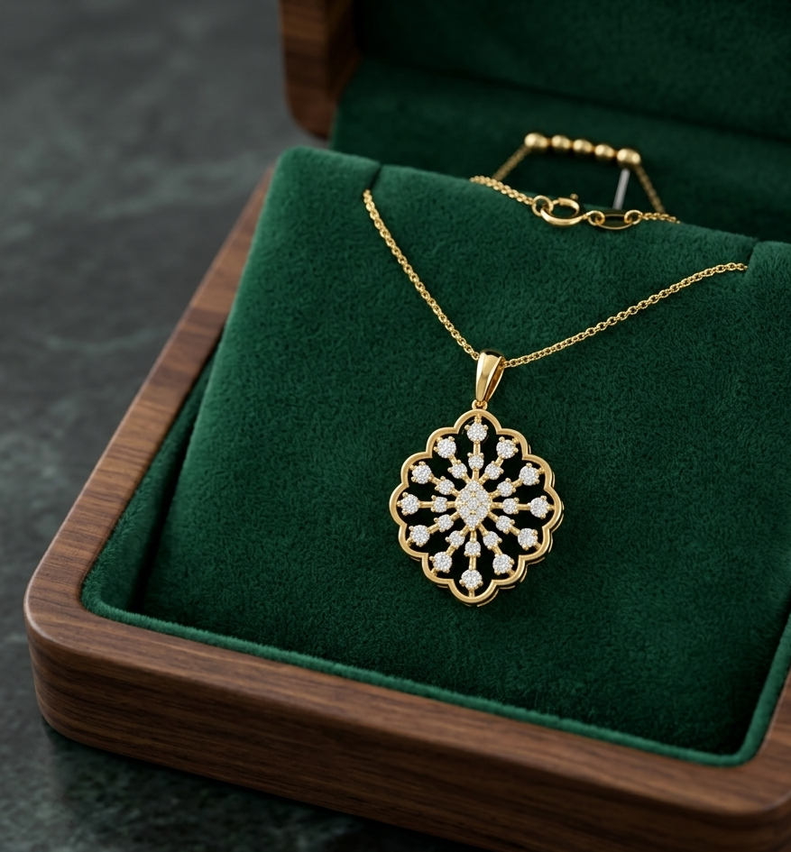 Moonvine Diamond Pendant