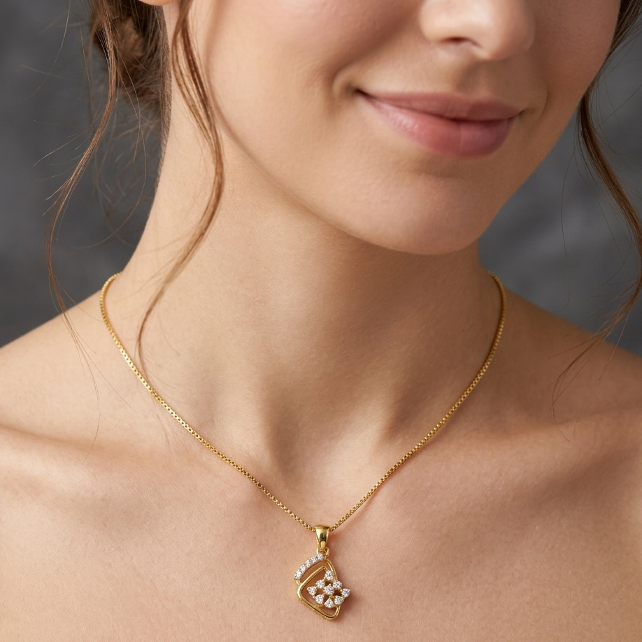 Diamond Velvet Harmony Pendant