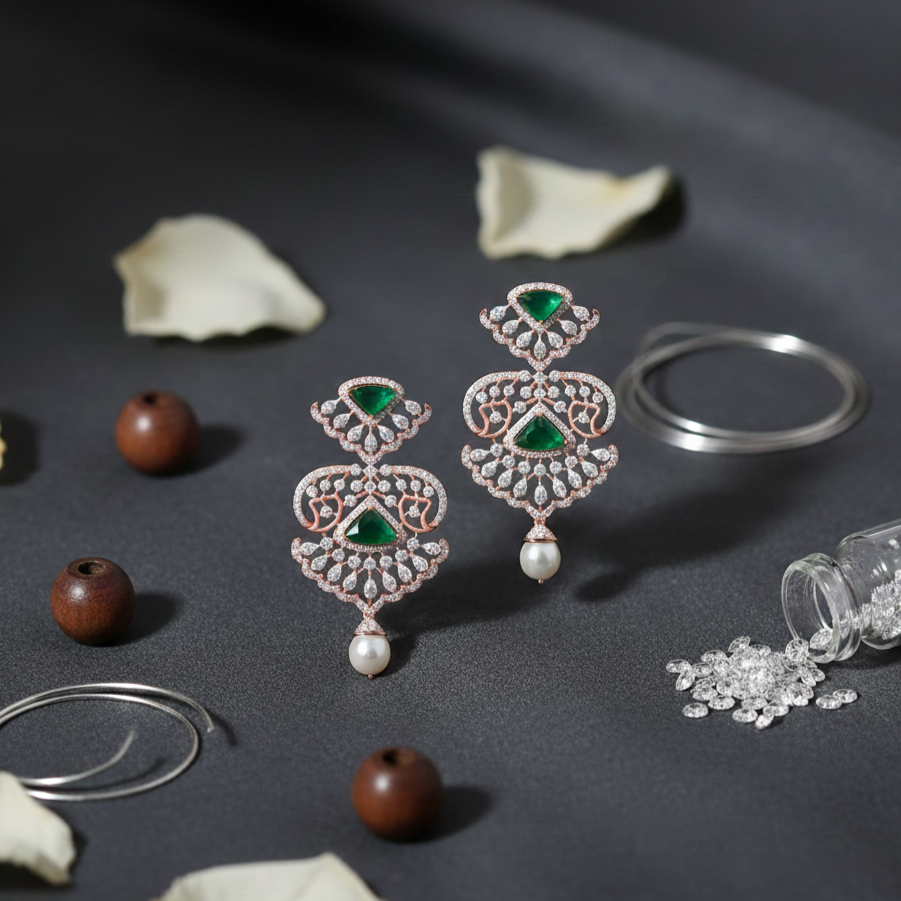 Savelle Spark Diamond Danglers