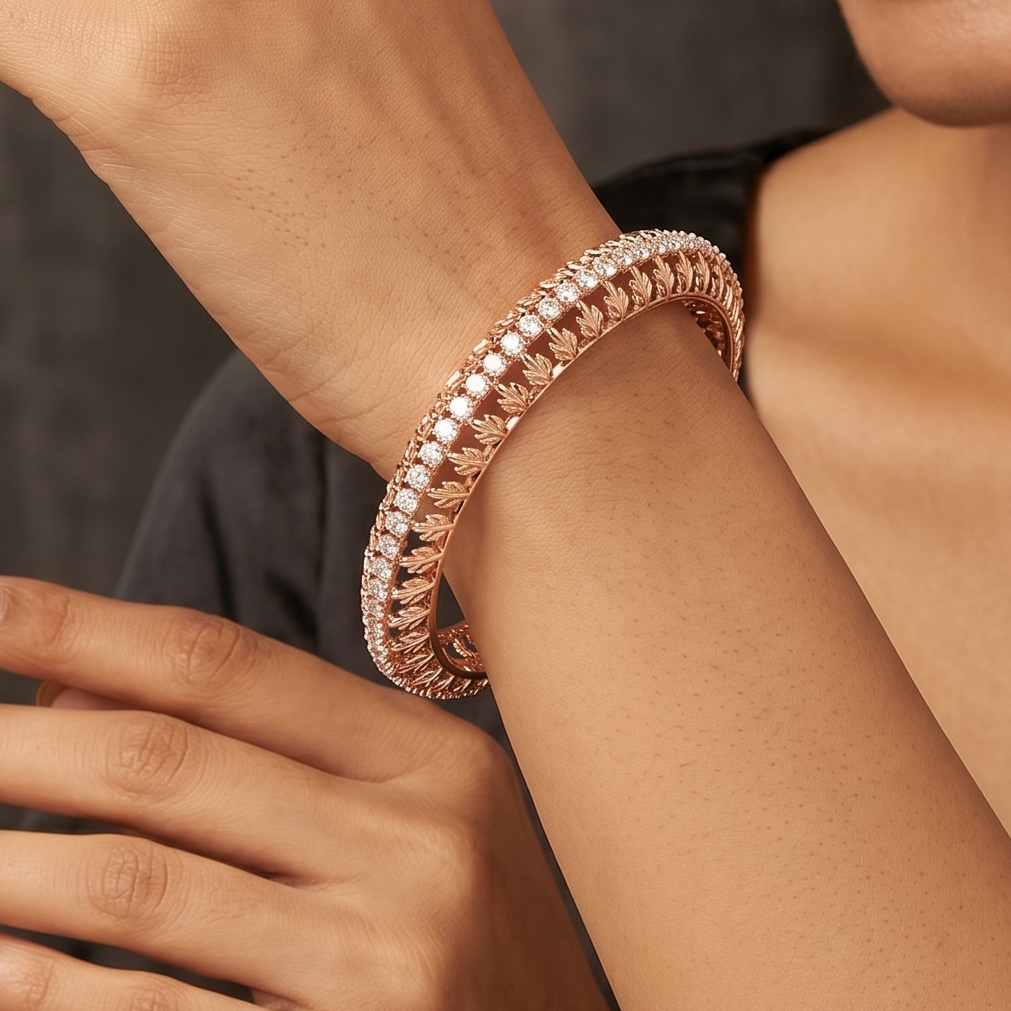 Classic Diamond Bangles