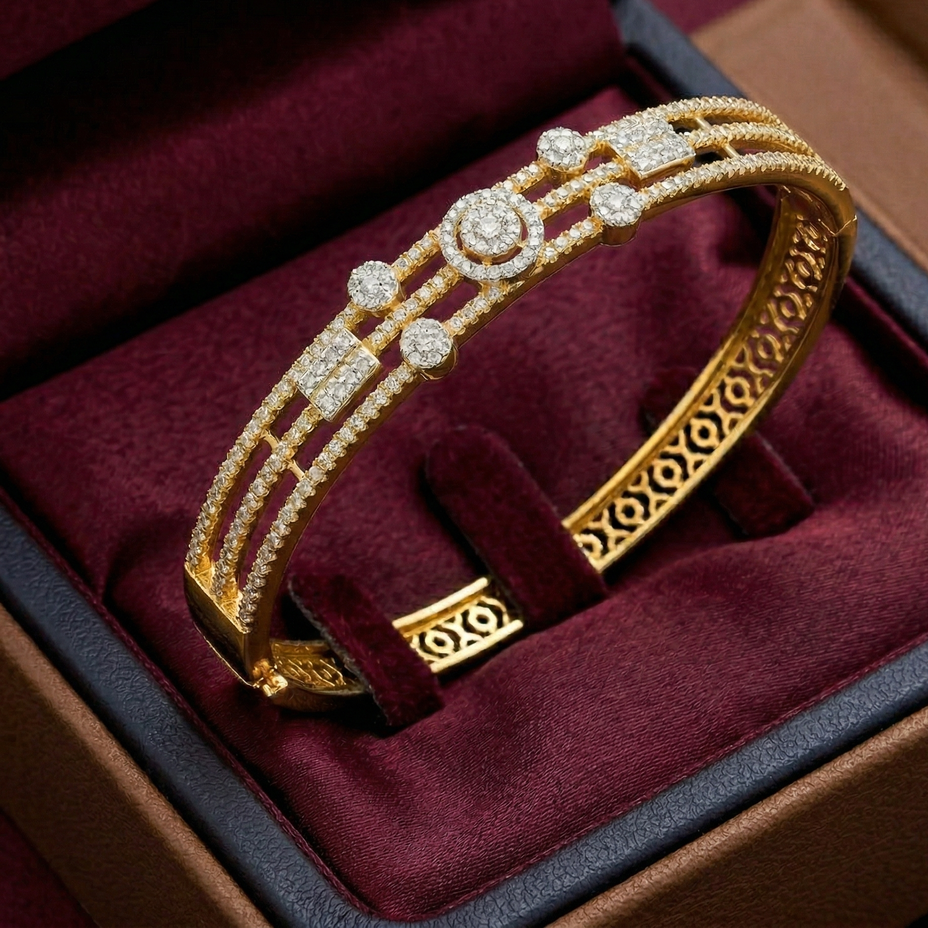 Radiant Charm Diamond Bracelet