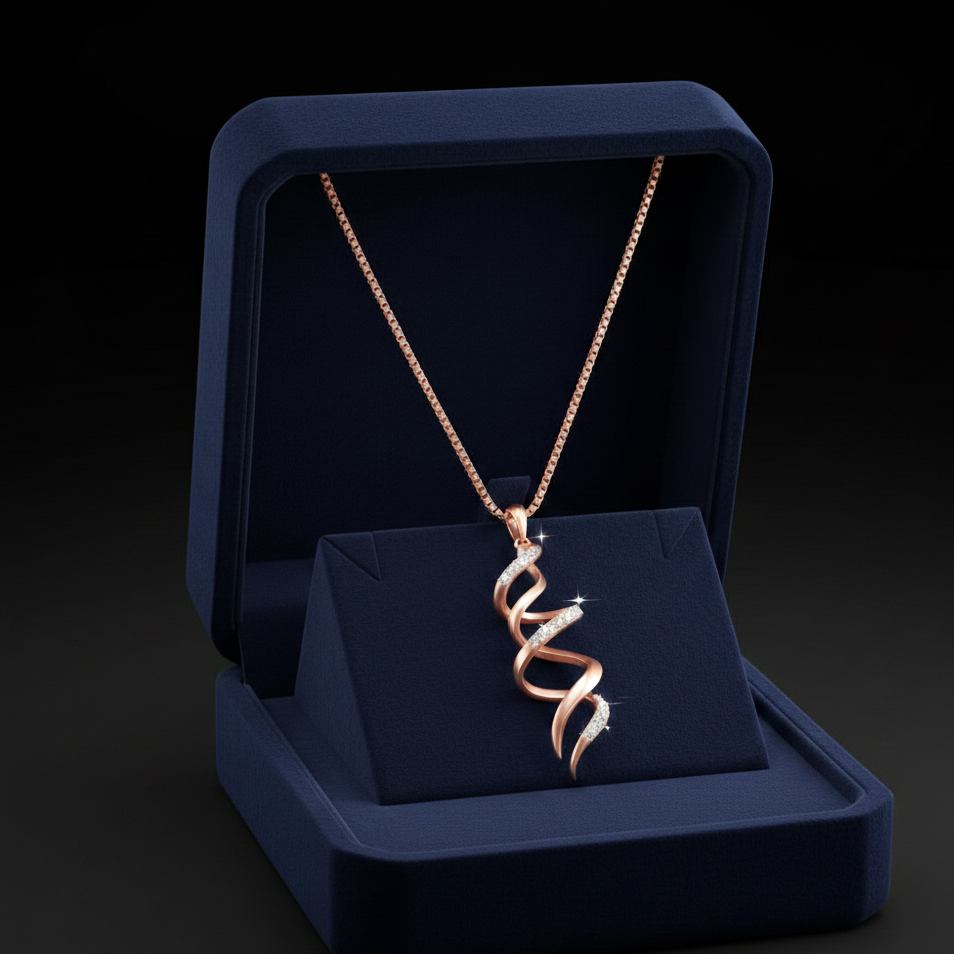 Precious Flame Diamond Pendant