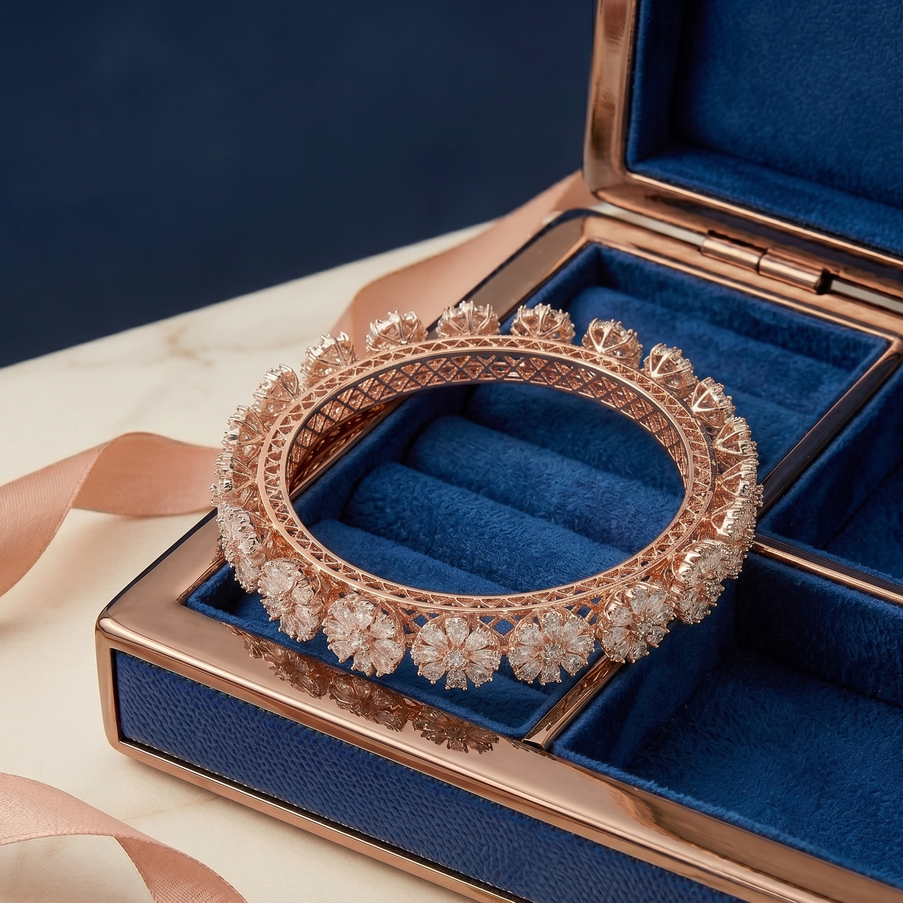Luxury Designer Diamond Bangles