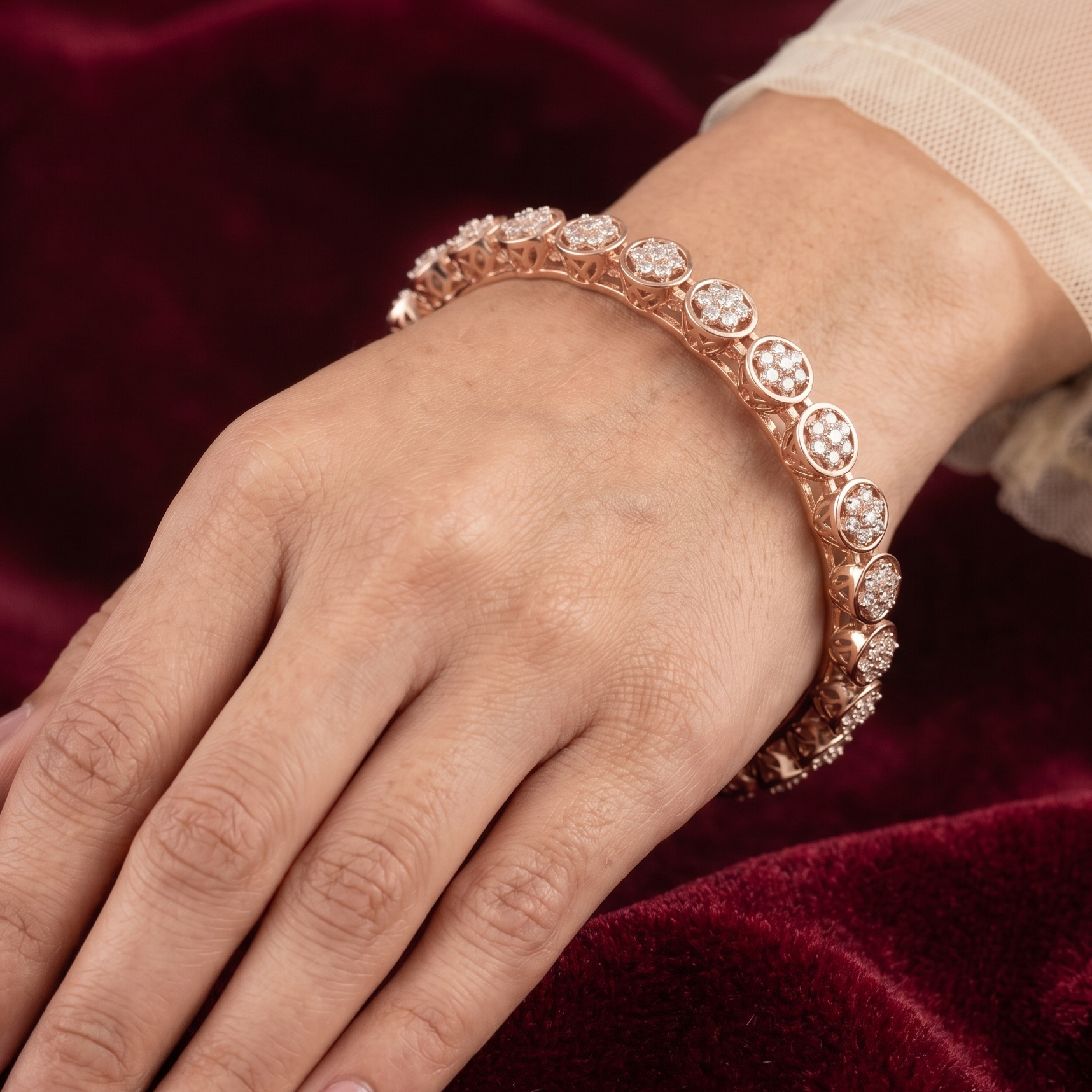 Diamond Grace Bangles