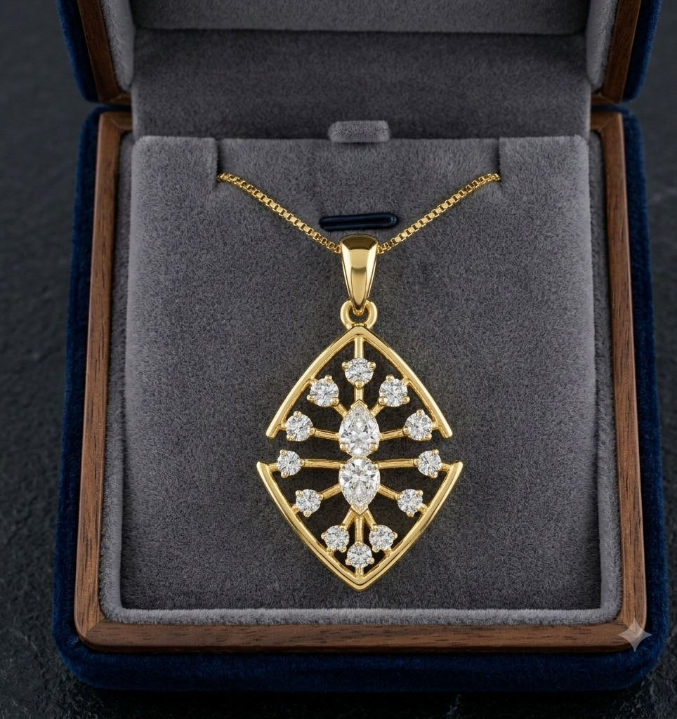Bloomspire Diamond Pendant