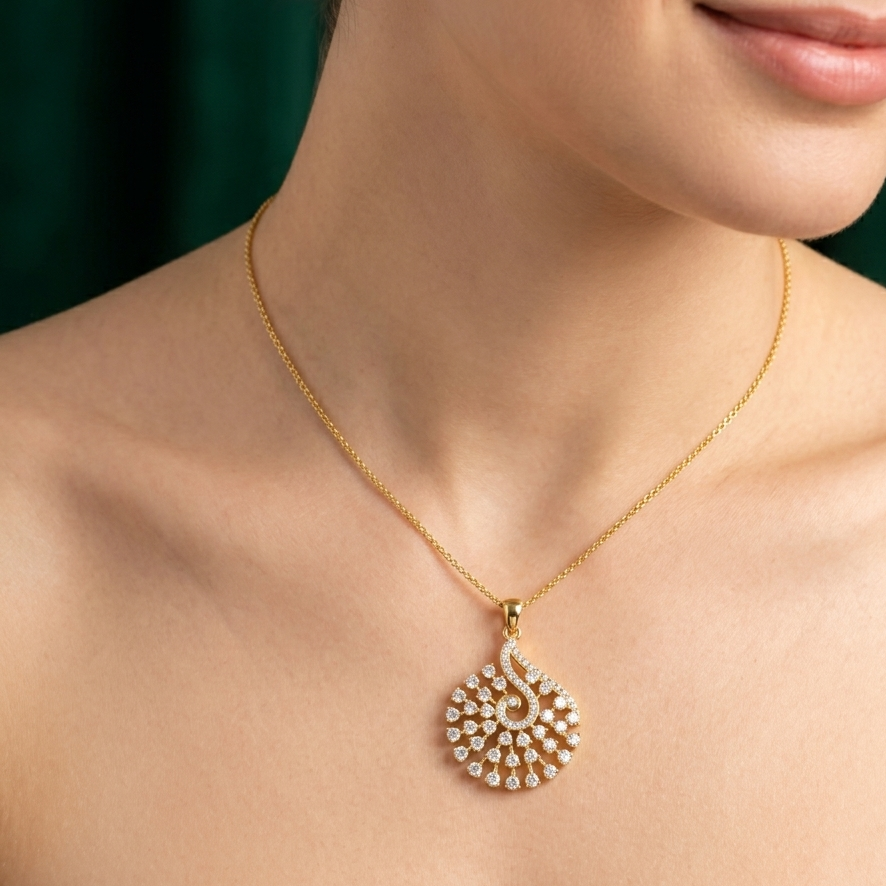 Diamond Garden Glow Pendant - 3