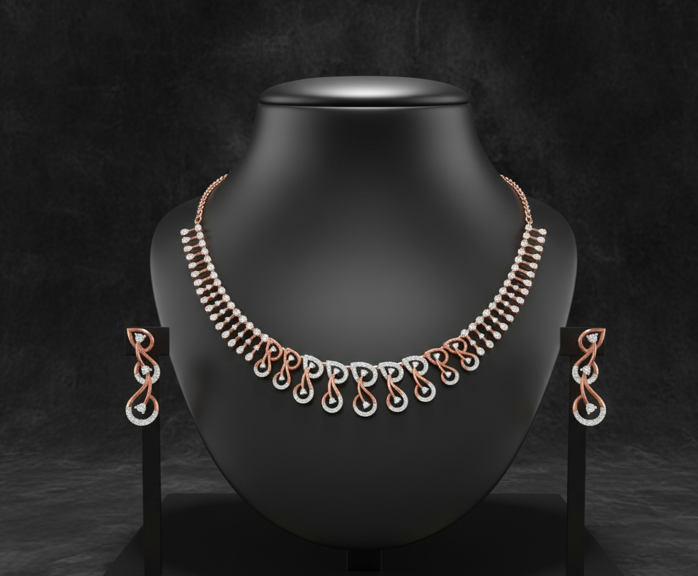 Bridal Elite Diamond Necklace for Celebrations
