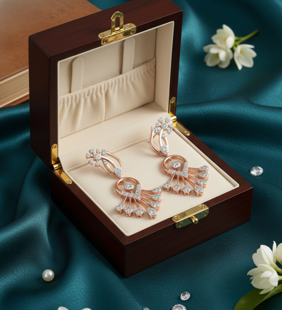 Glimmerfall Diamond Danglers
