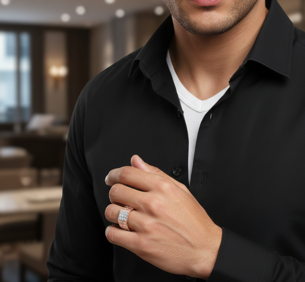 Bold Legacy Diamond Gents Ring - 3