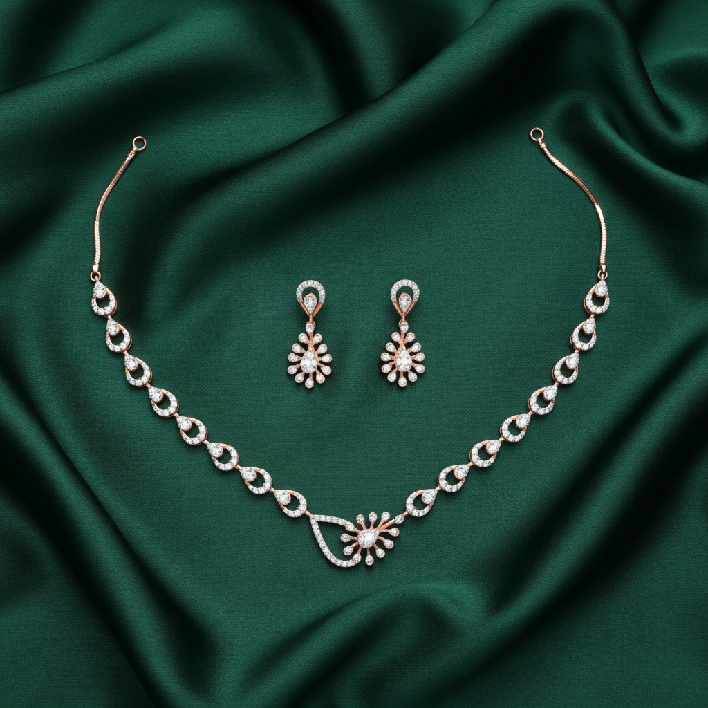 Regal Diamond Luxe Necklace Set