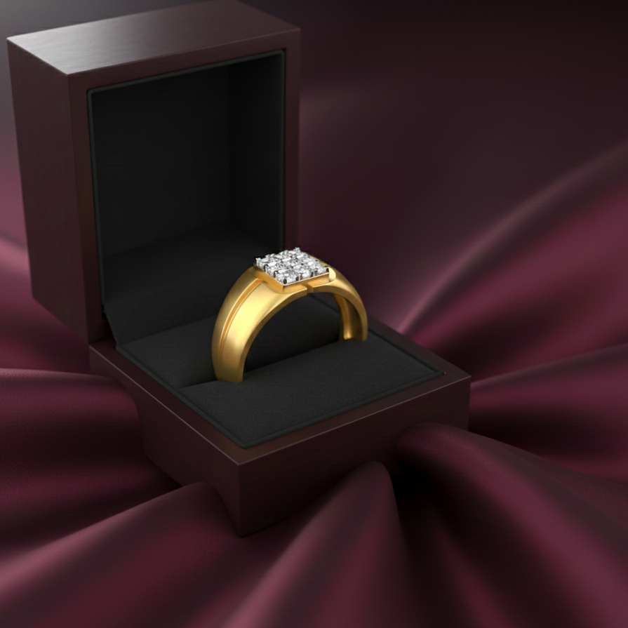 Supreme Command Diamond Gents Ring