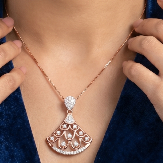 Whisperleaf Diamond Pendant - 3
