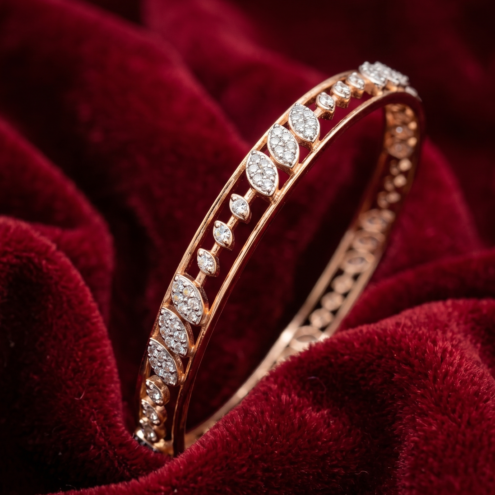 Diamond Charm Bangles