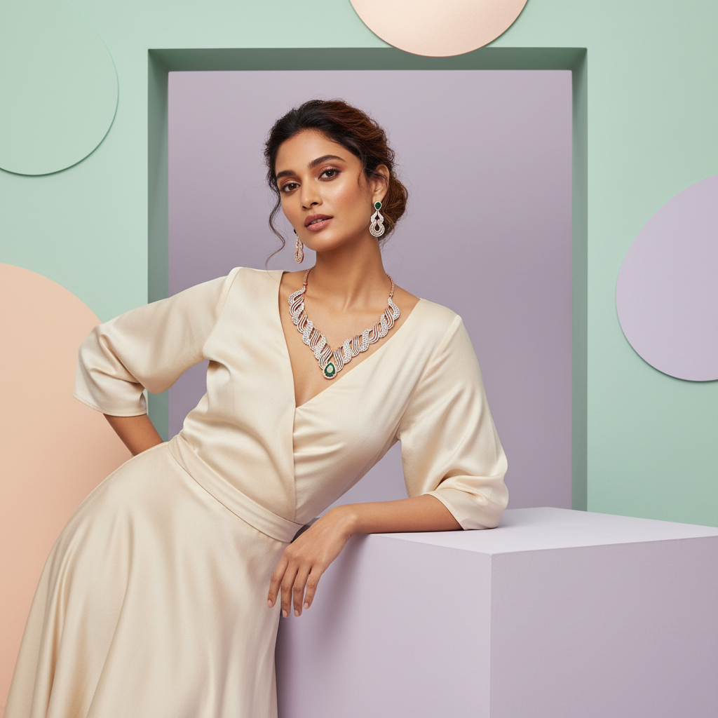 Signature Diamond Grace Necklace Set - 4