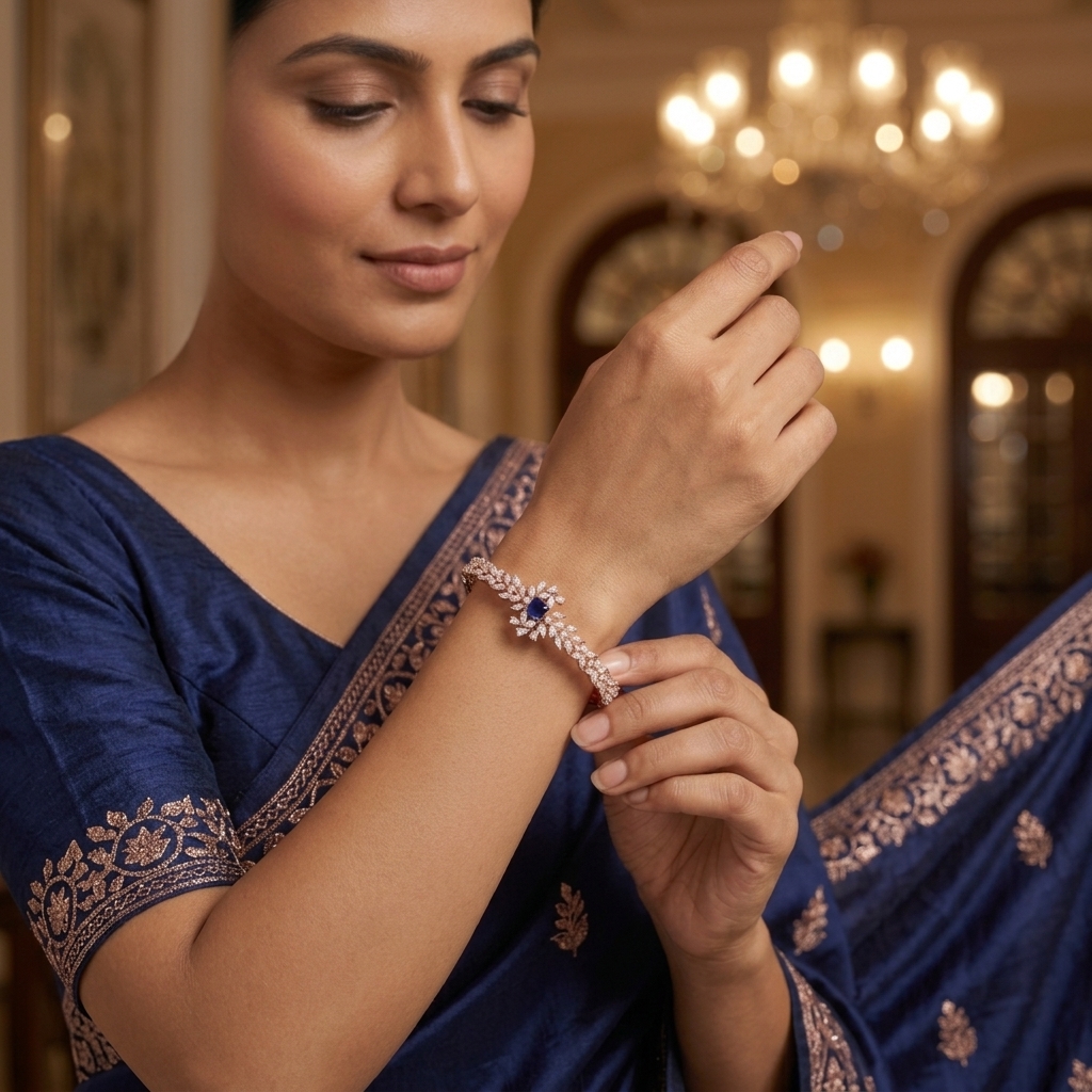 Crystal Shine Diamond Bracelet - 3