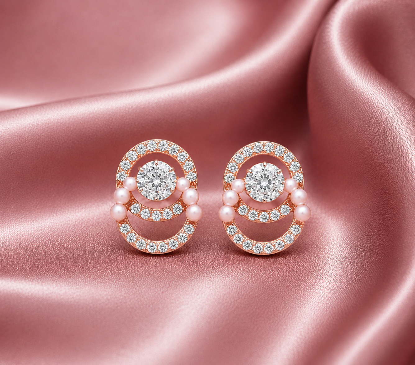 Diamond Brilliance Stud Earrings