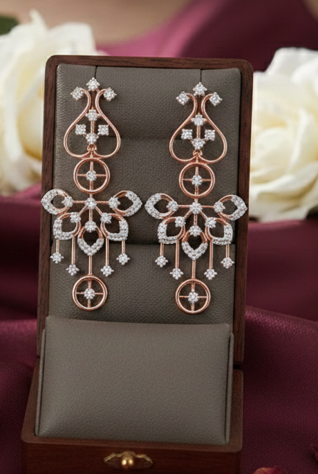 Serenique Diamond Dangler Earrings
