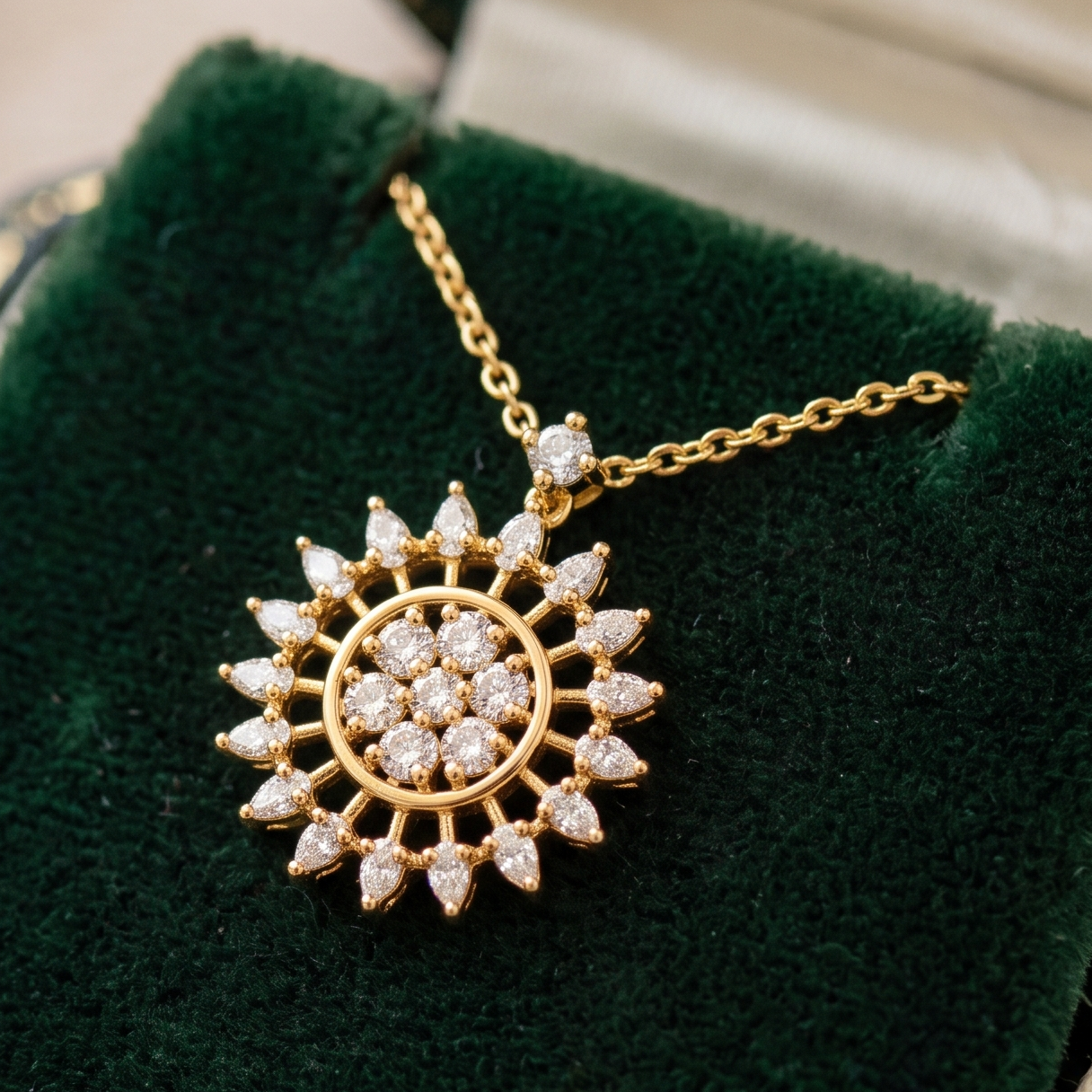 Timeless Twin Diamond Pendant