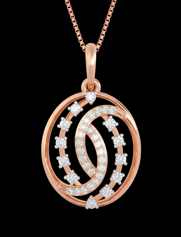 Chic Minimalist Diamond Pendant