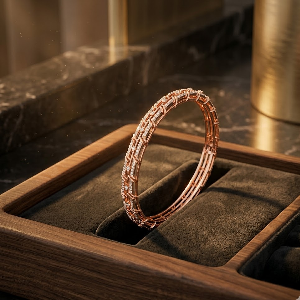 Premium Designer Diamond Bangles