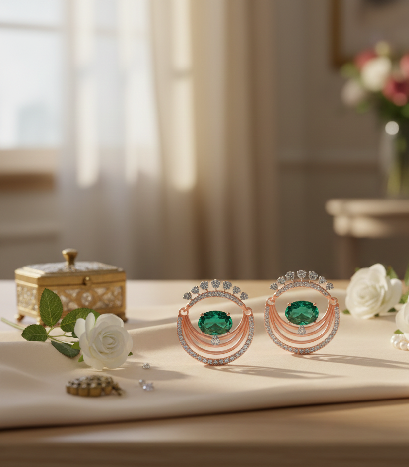 Diamond Zenith Glow Earrings