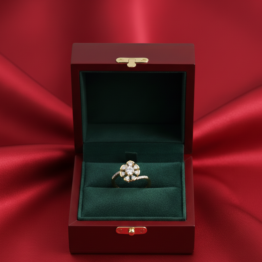 Diamond Celeste Ivy Ring
