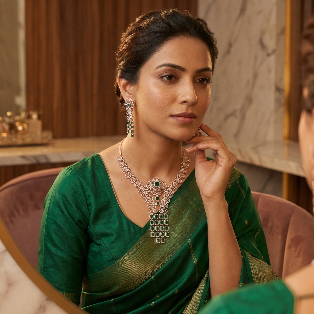 Signature Diamond Aura Necklace Set