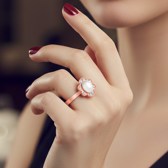 Halo Crest Luxe Diamond Ring - 3