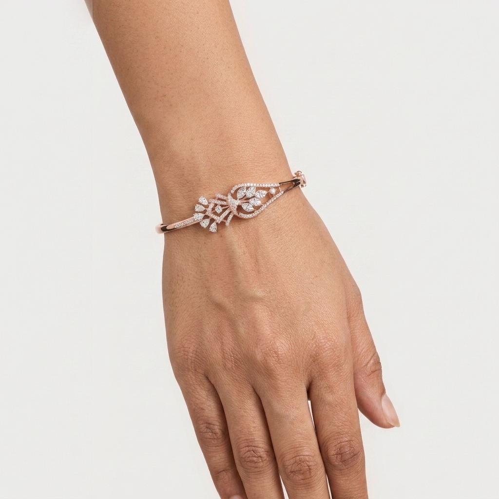 Exquisite Diamond Bracelet - 5