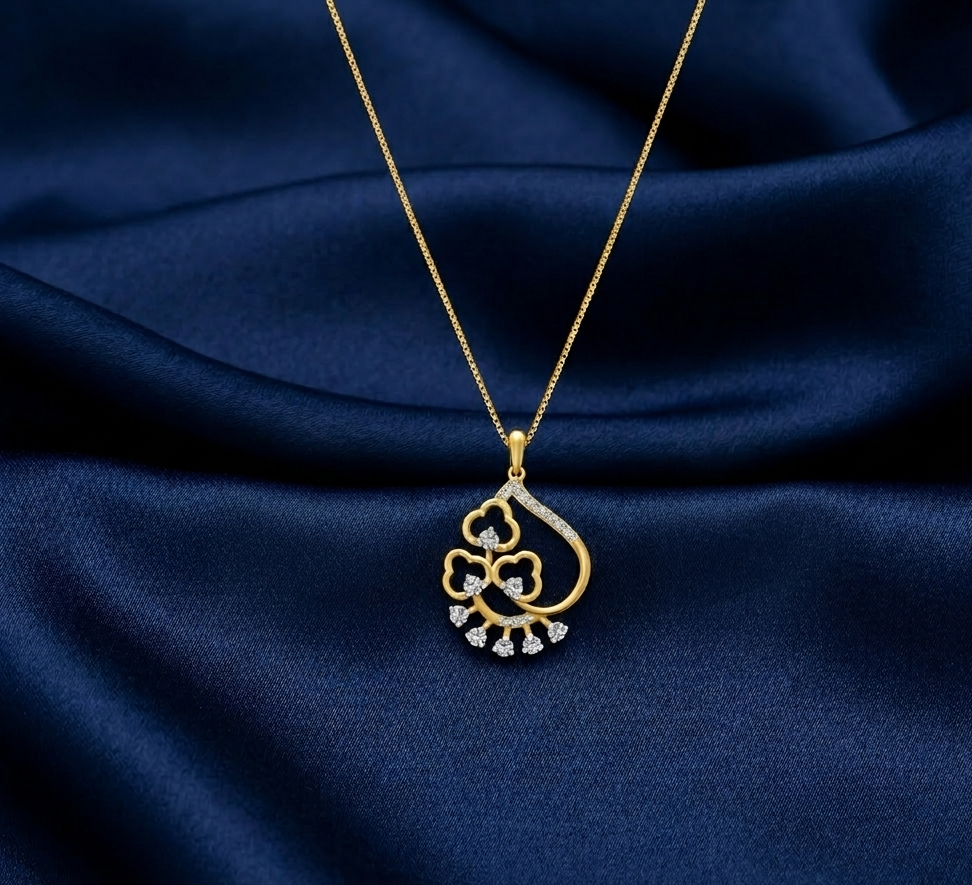 Velvet Ivy Diamond Pendant