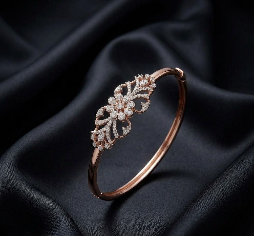 Diamond Fine Cuff Bracelet