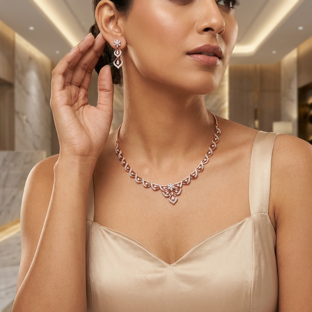 Signature Diamond Elegance Necklace Set