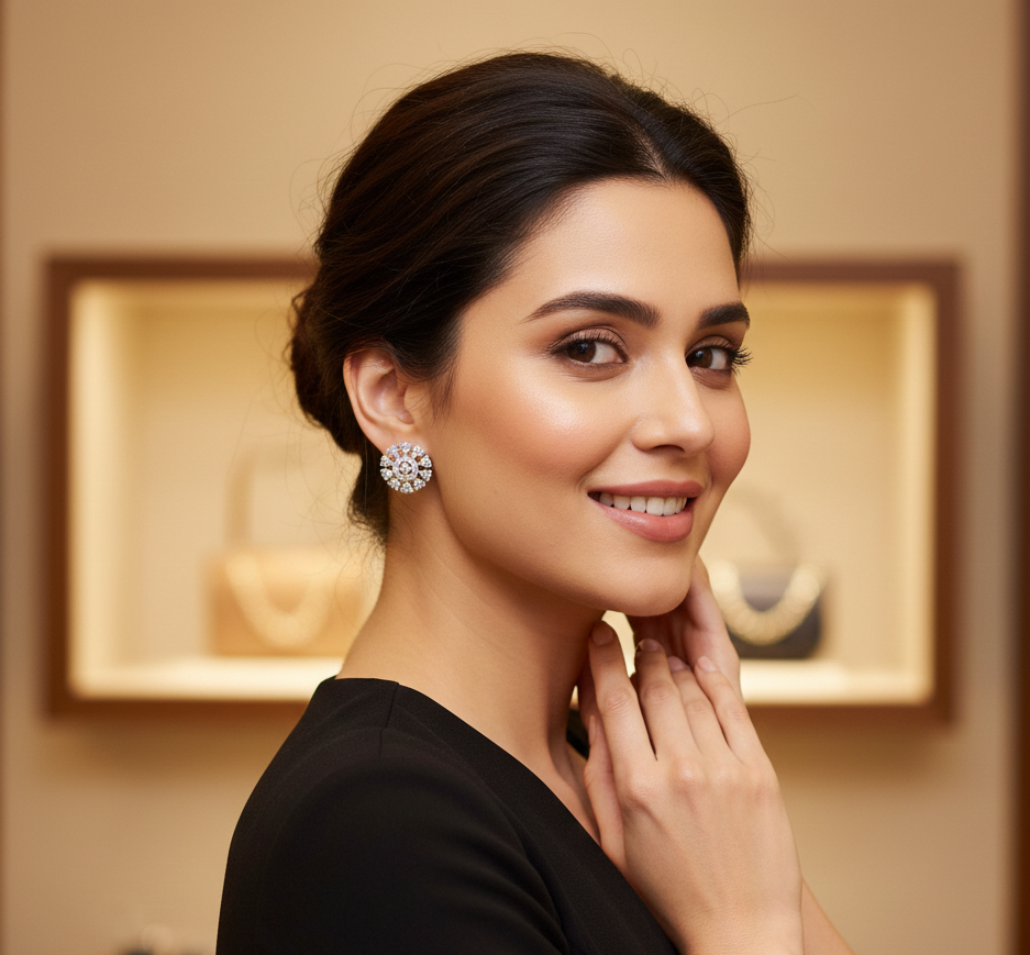 Belleza Diamond Earrings - 4