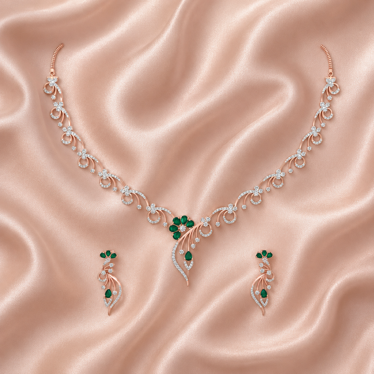 Signature Diamond Glow Necklace Set