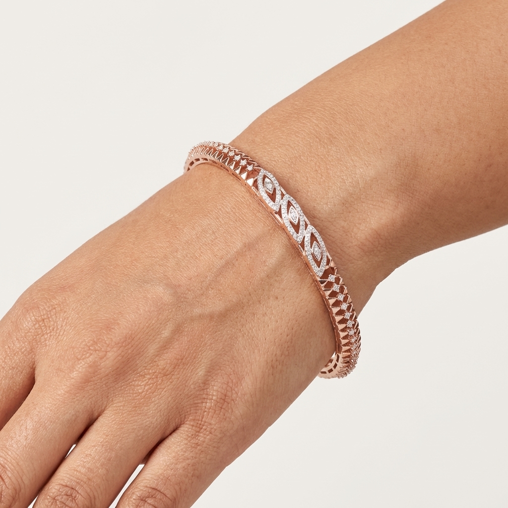Majestic Spark Diamond Bangles