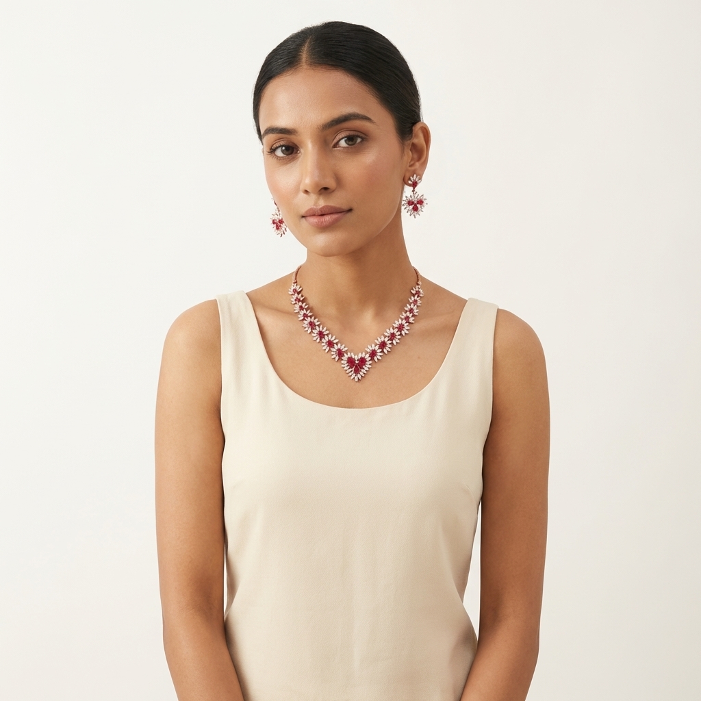 Timeless Diamond Glow Necklace Set - 3