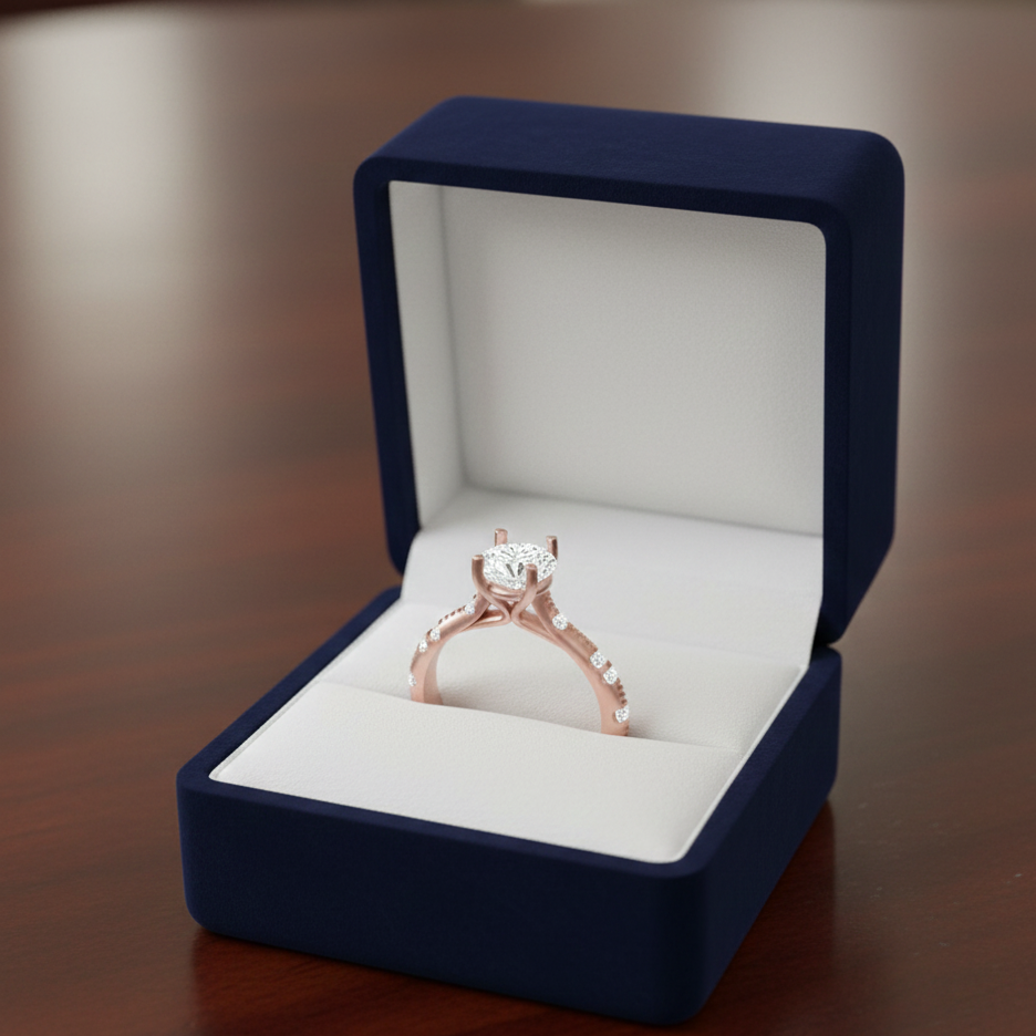 Classic Glow Diamond Ladies Ring