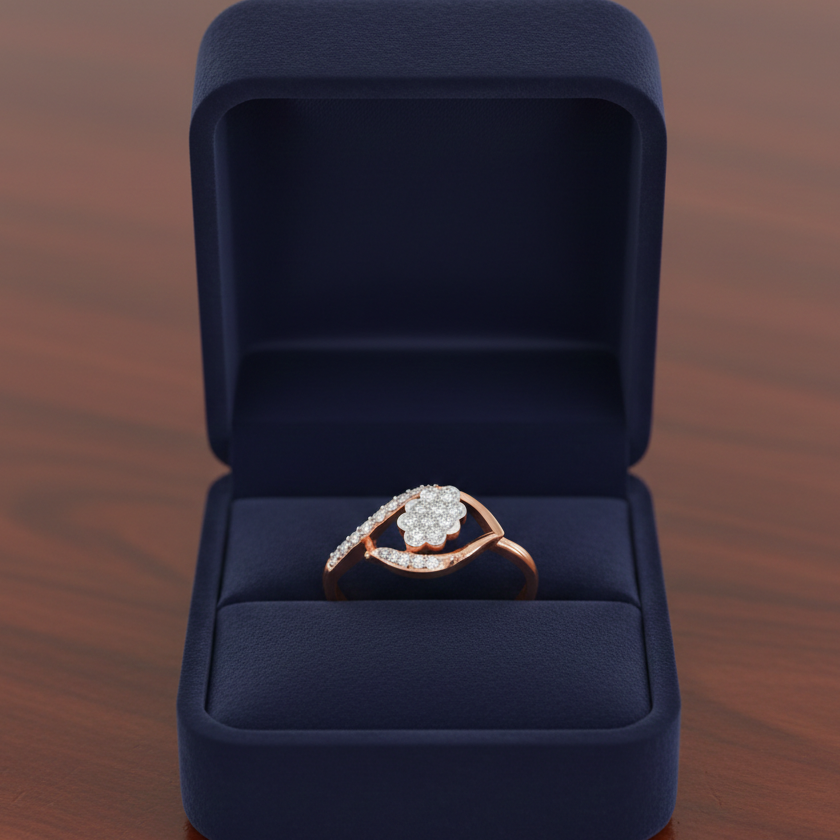 Nyra Radiant Diamond Ring