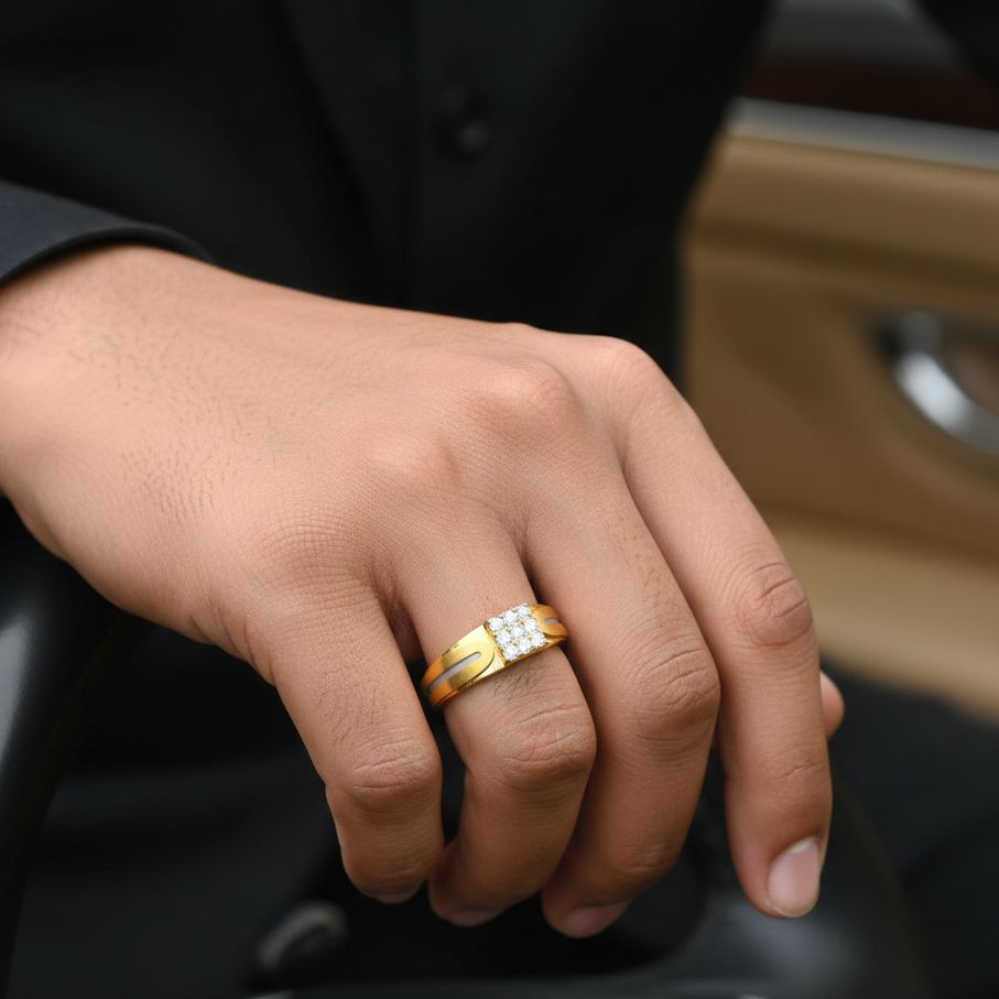 Bold Majesty Diamond Gents Ring - 3