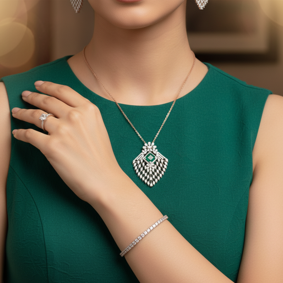 Shining Star Diamond Pendant - 3