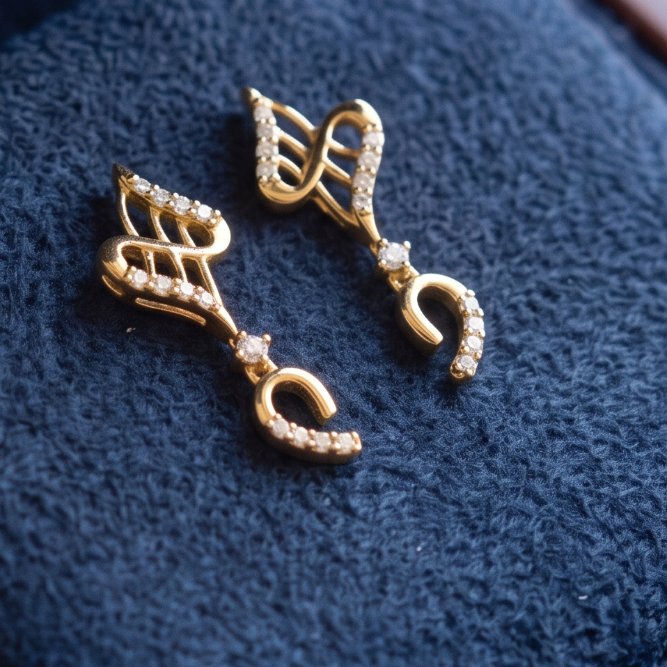 Luxury Halo Diamond Stud Earrings