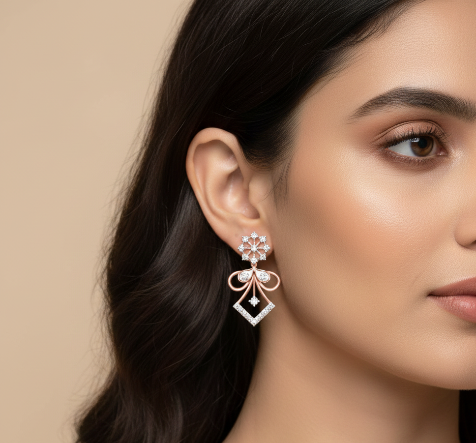 Zenith Spark Diamond Earrings - 3