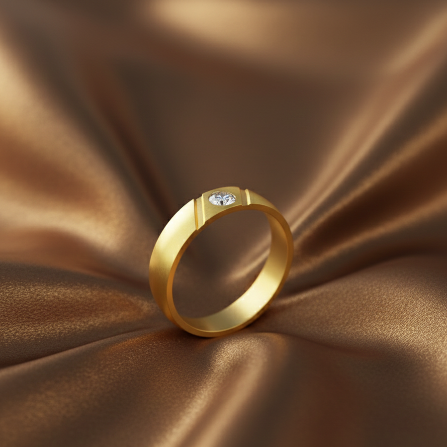 Royal Commander Diamond Gents Ring