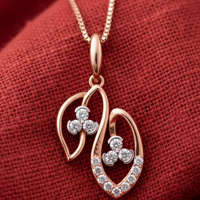 Soft Spark Diamond Pendant