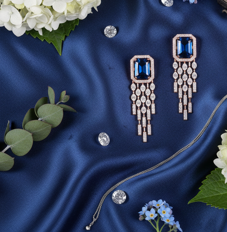 Frostine Diamond Danglers