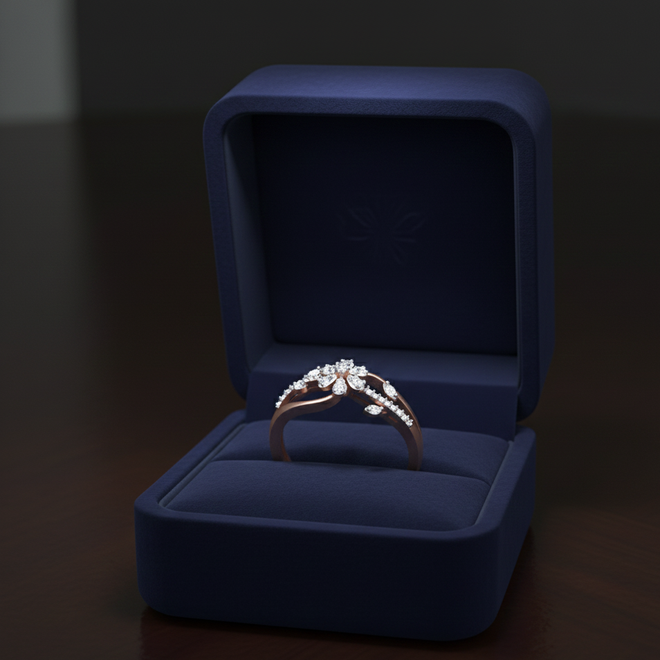 Regal Grace Diamond Ladies Ring