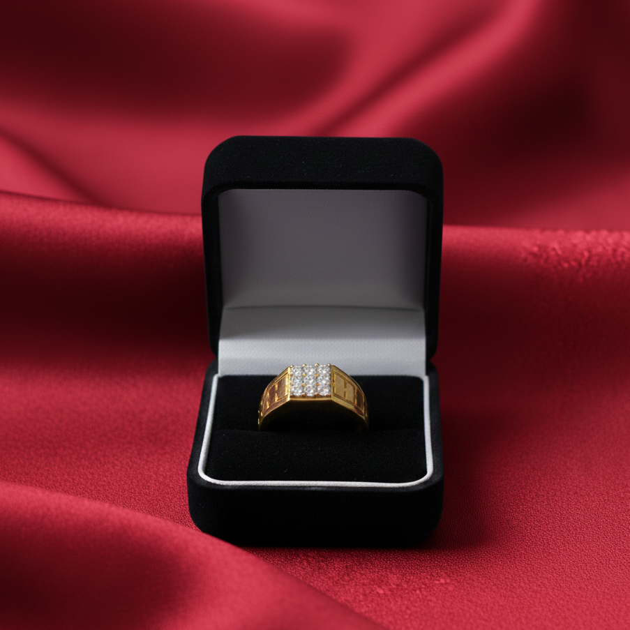 Distinguished Diamond Gents Ring - 4