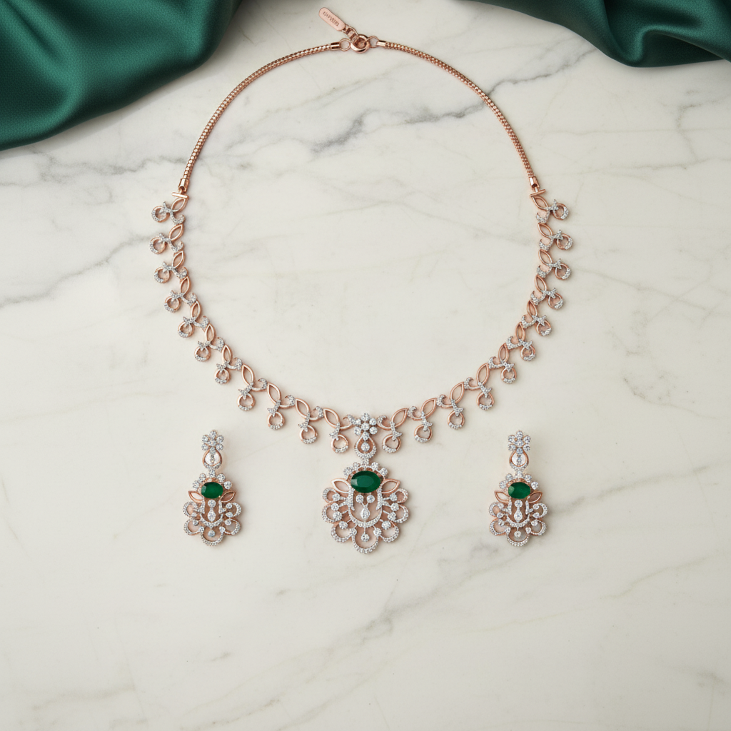 Celestial Diamond Elegance Necklace Set